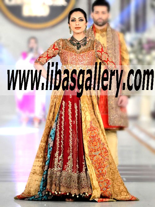 HSY Bridal Lehenga Dress for Wedding and Reception Pakistani Bridal Lehengas Banarasi Jamawar Bridal Lehnga Rapids Illinois US